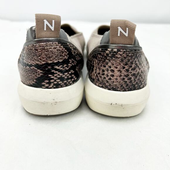 Naturalizer Womens Harris Slip-On Sneakers Size 8.5 Taupe Tan Snake Skin NWOB - Picture 6 of 9